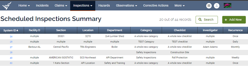 Vector EHS Management Release Notes - 6.17