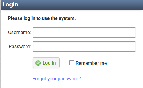 Resetting Passwords